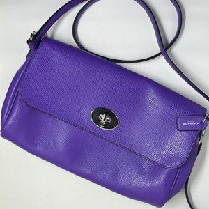 Coach Medium Ruby Purple Iris Crossbody
